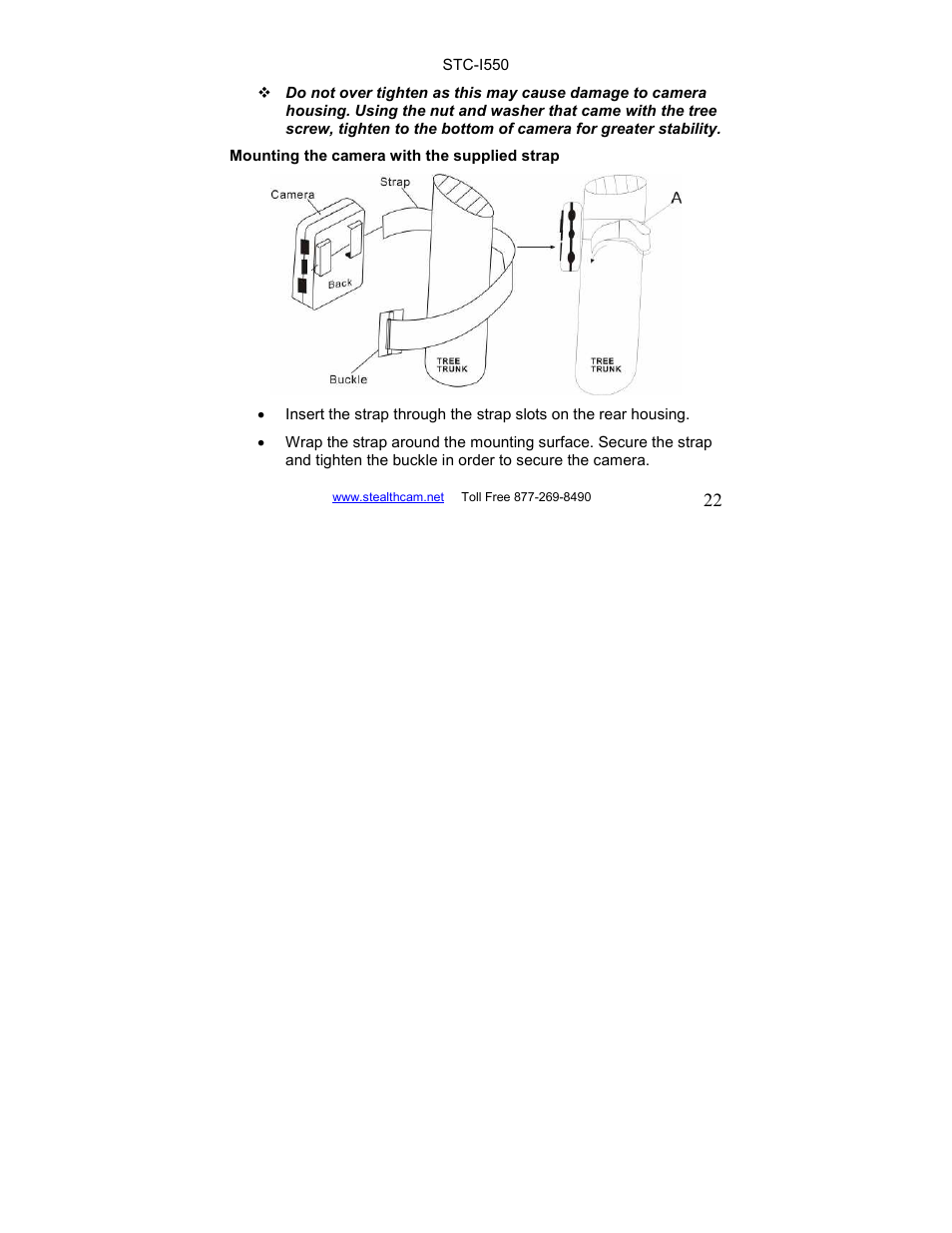 Stealth Cam STC-I550 User Manual | Page 22 / 39