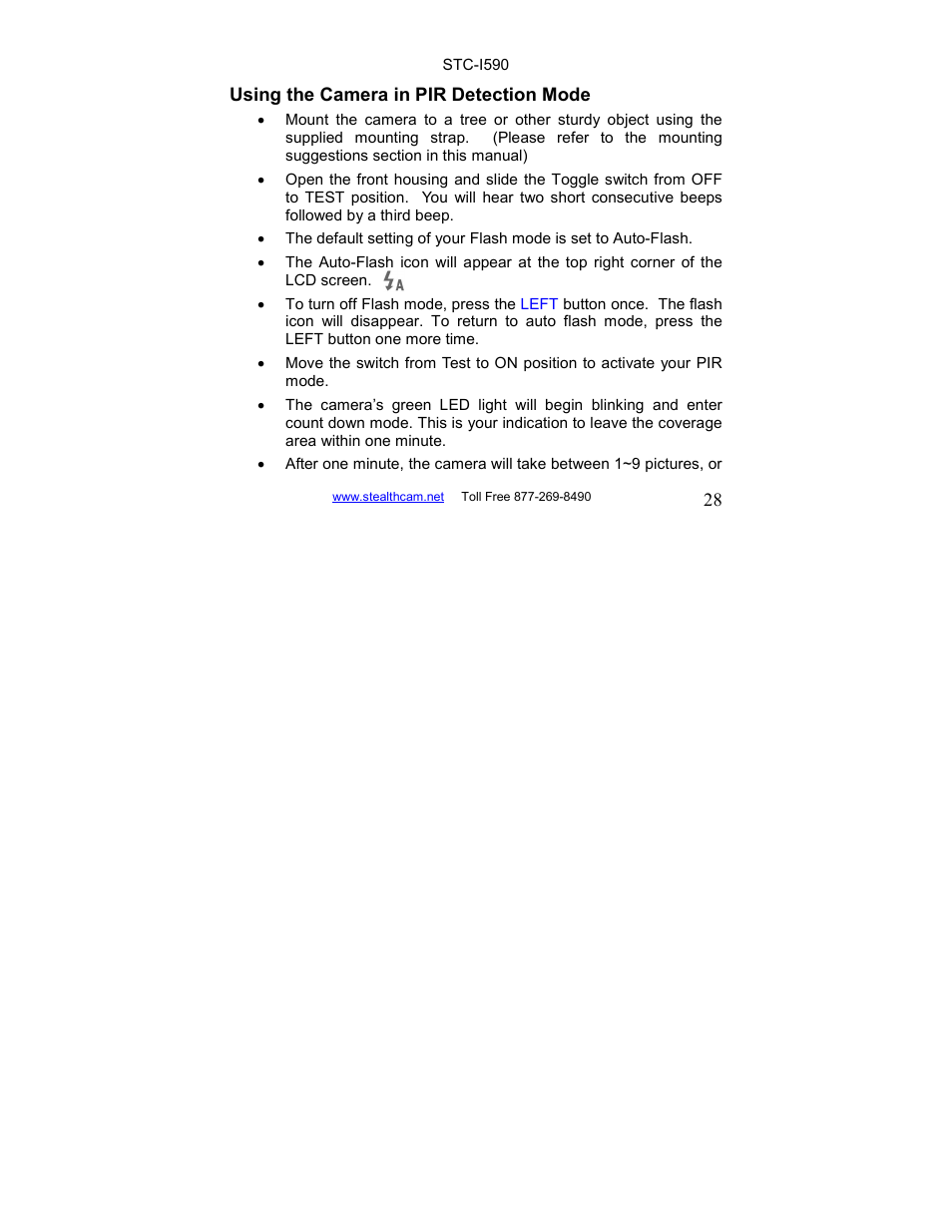 Stealth Cam STC-I590 User Manual | Page 28 / 44