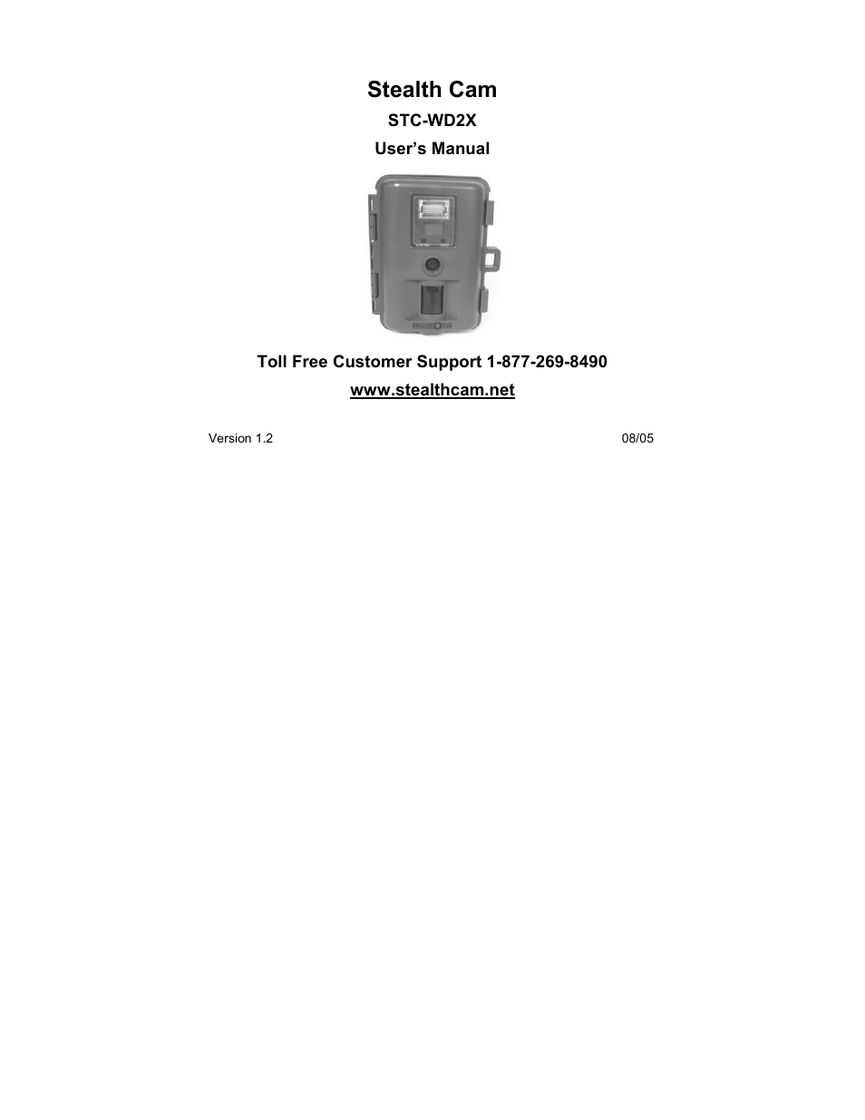 Stealth Cam STC-WD2X V230 User Manual | 42 pages