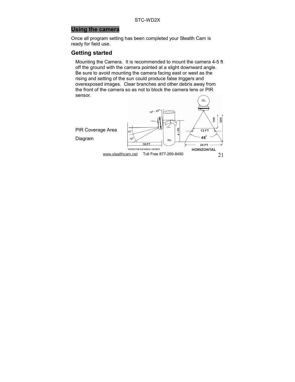 Stealth Cam STC-WD2X V230 User Manual | Page 21 / 42