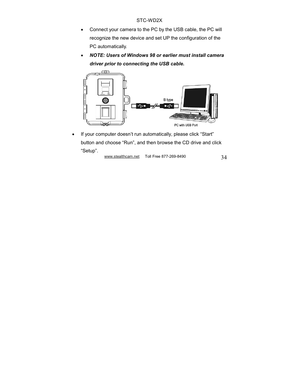 Stealth Cam STC-WD2X V230 User Manual | Page 34 / 42