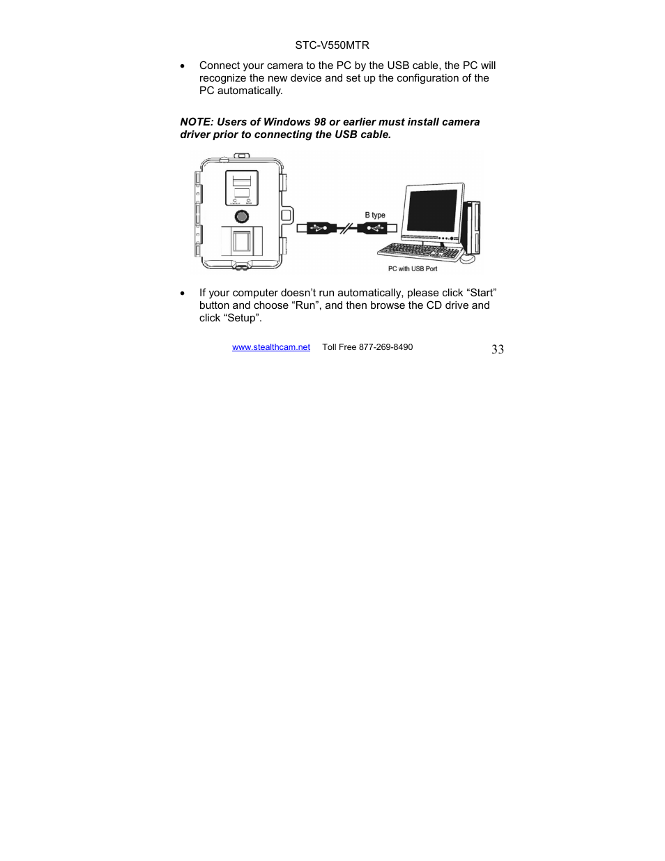 Stealth Cam STC-V550MTR User Manual | Page 33 / 44