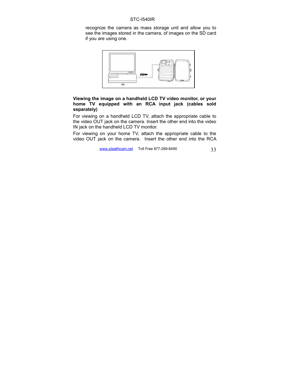 Stealth Cam STC-I540IR User Manual | Page 33 / 44