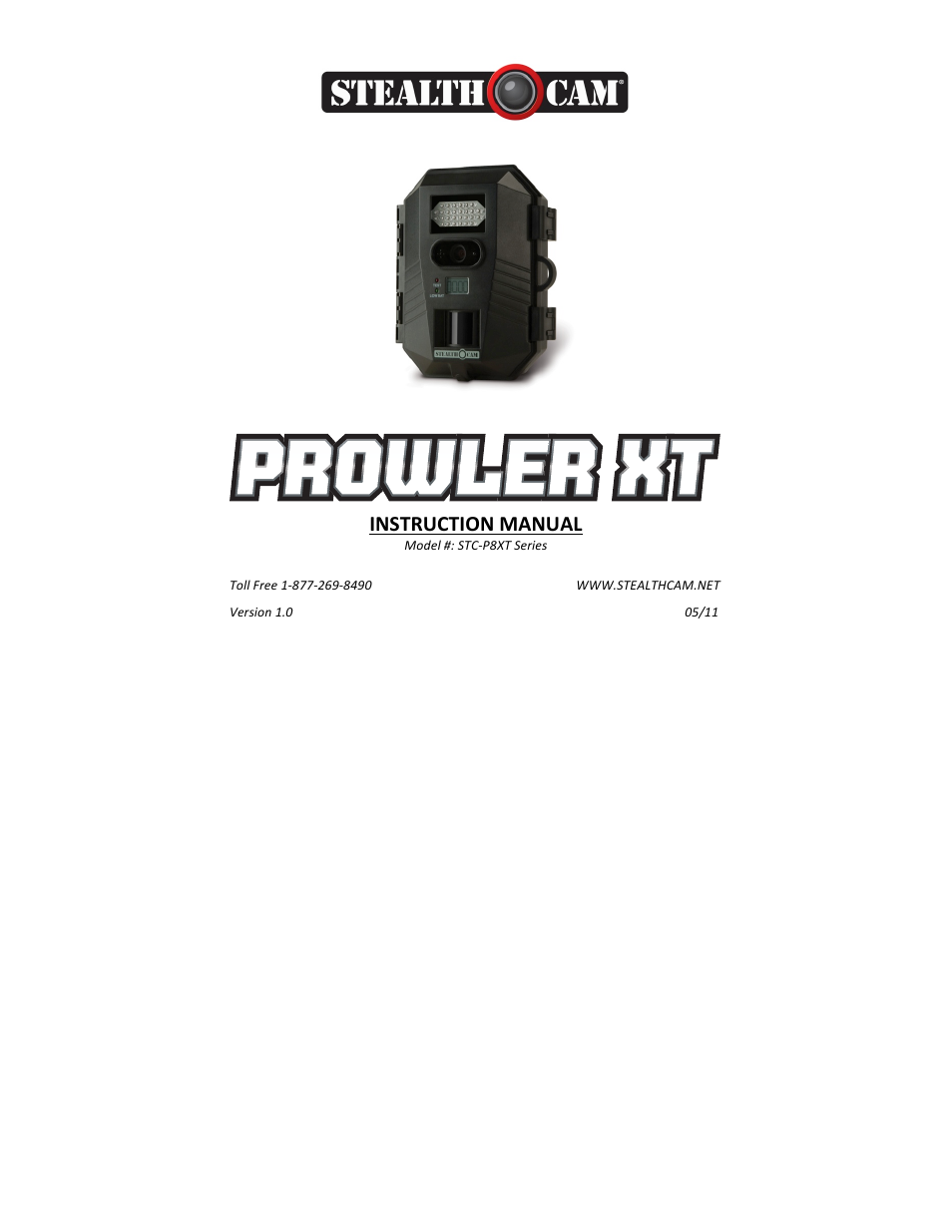 Stealth Cam STC-P8XT Prowler-XT User Manual | 42 pages