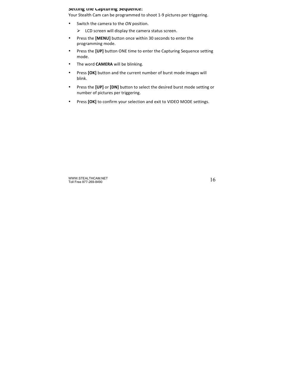 Stealth Cam STC-P8XT Prowler-XT User Manual | Page 16 / 42