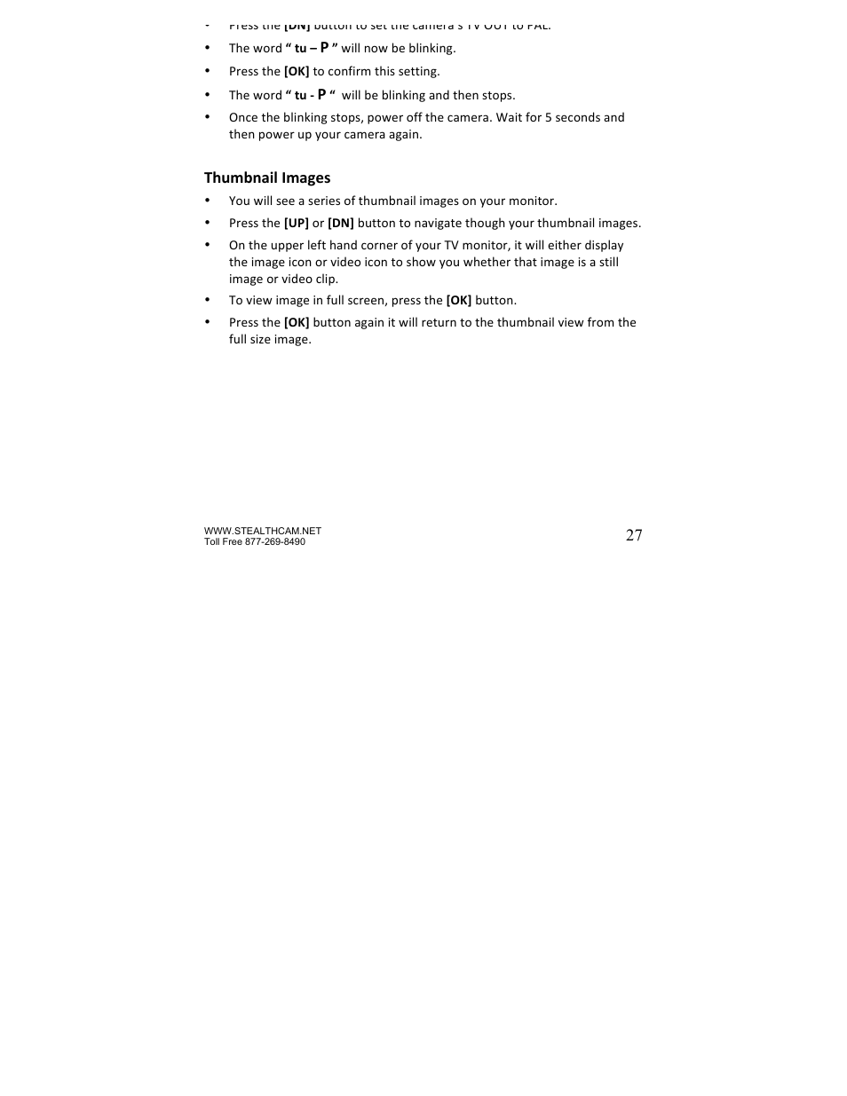 Stealth Cam STC-P8XT Prowler-XT User Manual | Page 27 / 42
