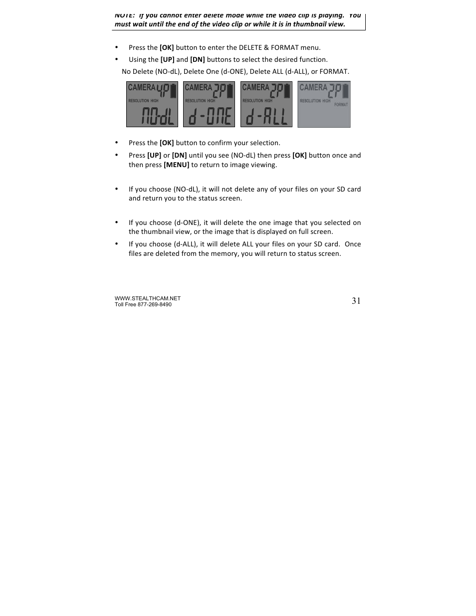 Stealth Cam STC-P8XT Prowler-XT User Manual | Page 31 / 42