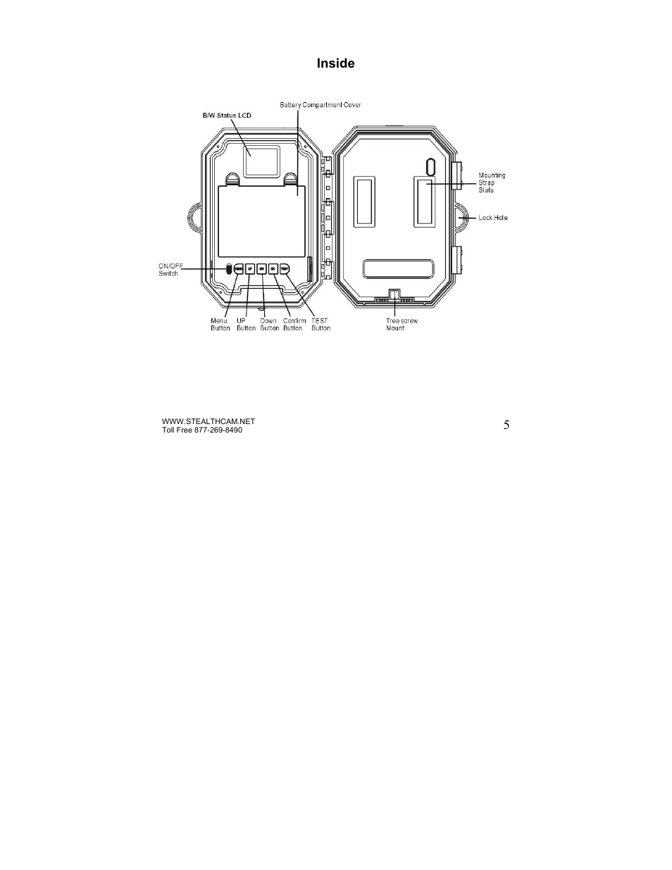 Stealth Cam STC-P8XT Prowler-XT User Manual | Page 5 / 42