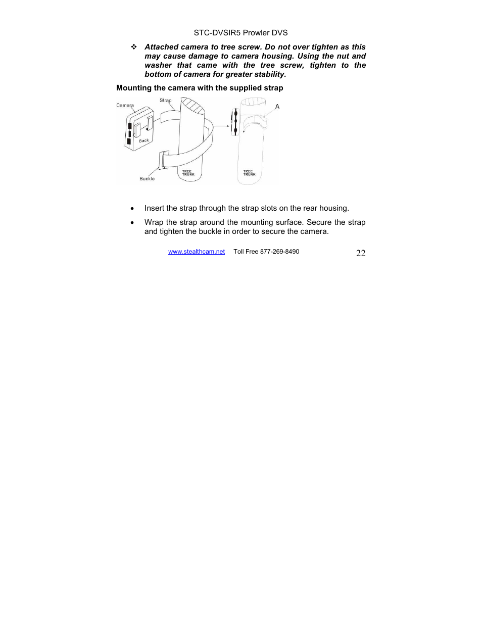 Stealth Cam STC-DVSIR5 ProwlerDVS User Manual | Page 22 / 43