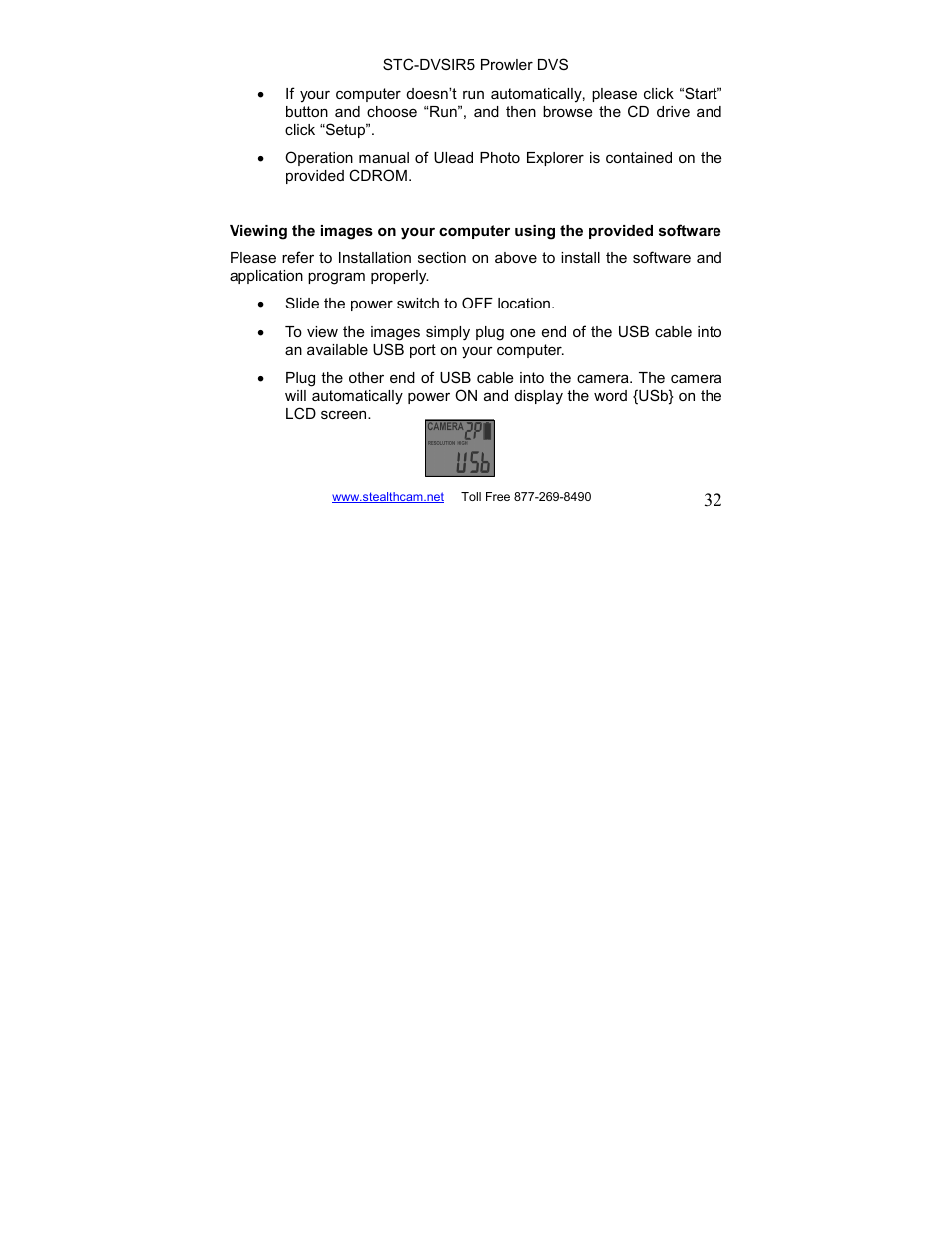 Stealth Cam STC-DVSIR5 ProwlerDVS User Manual | Page 32 / 43
