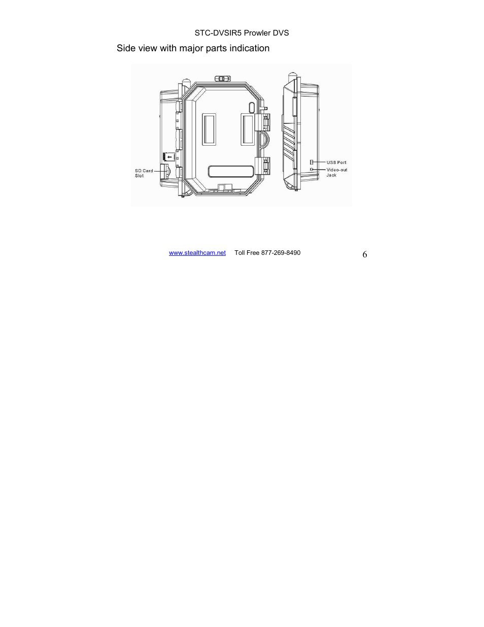Stealth Cam STC-DVSIR5 ProwlerDVS User Manual | Page 6 / 43