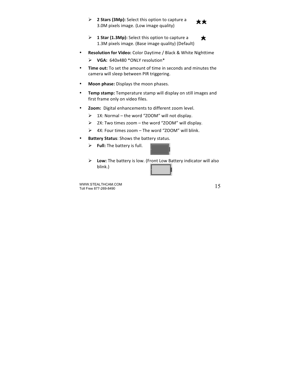 Stealth Cam STC-U735IR Skout-7 User Manual | Page 15 / 45
