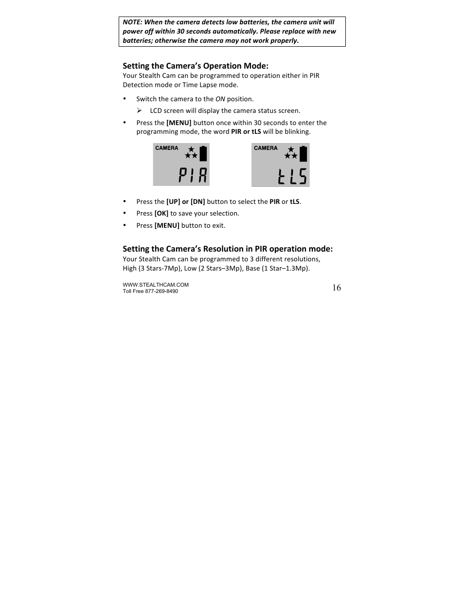 Stealth Cam STC-U735IR Skout-7 User Manual | Page 16 / 45