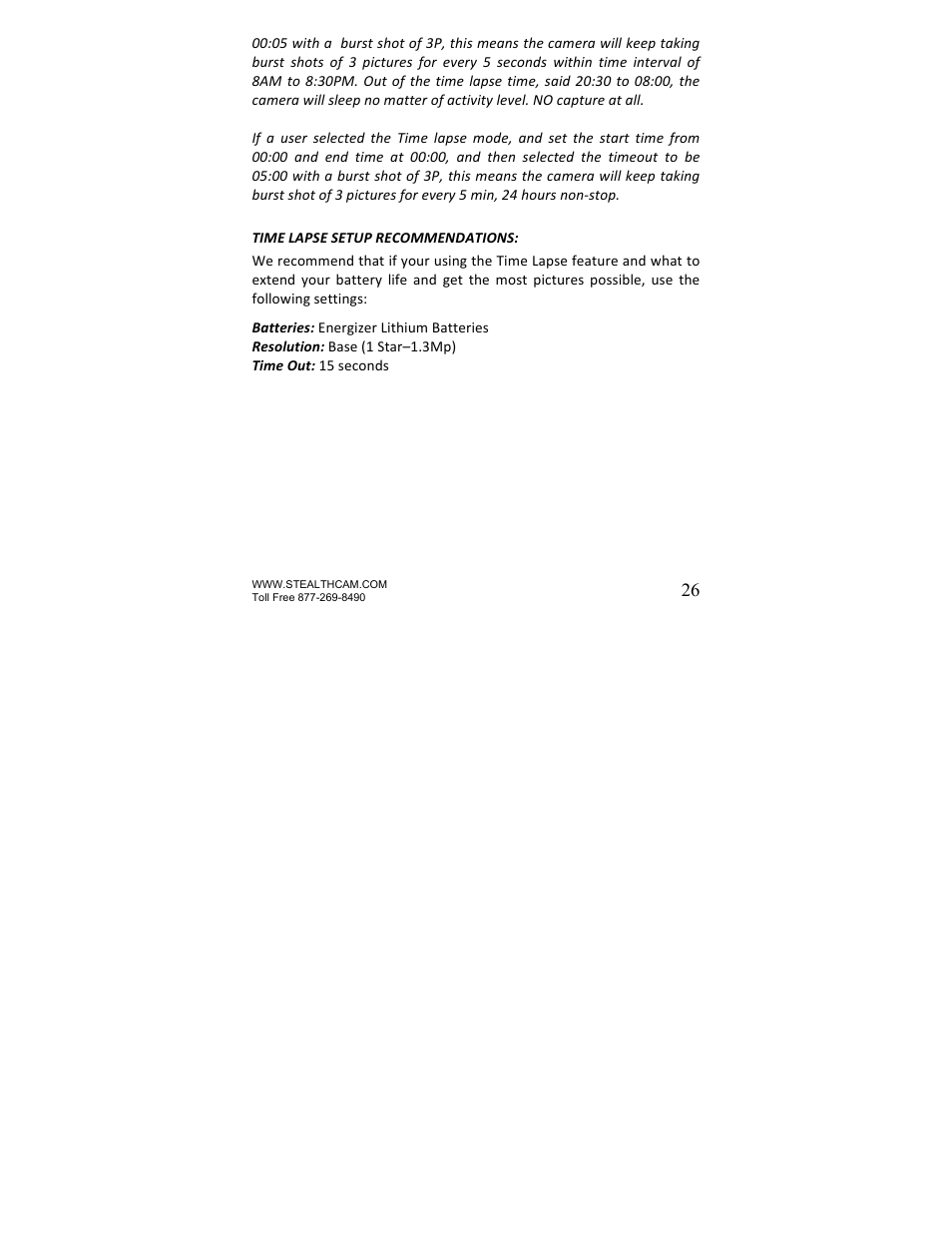Stealth Cam STC-U735IR Skout-7 User Manual | Page 26 / 45