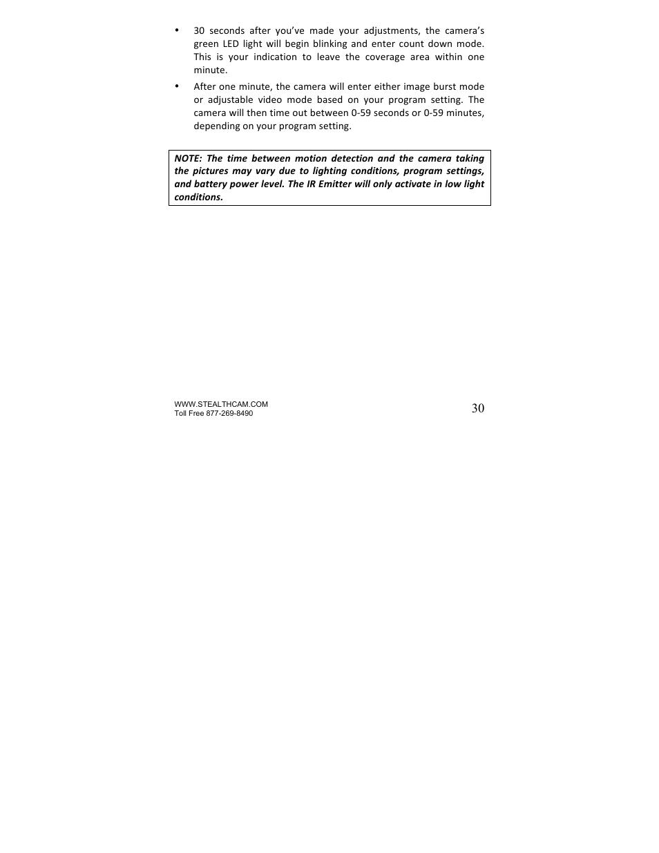 Stealth Cam STC-U735IR Skout-7 User Manual | Page 30 / 45