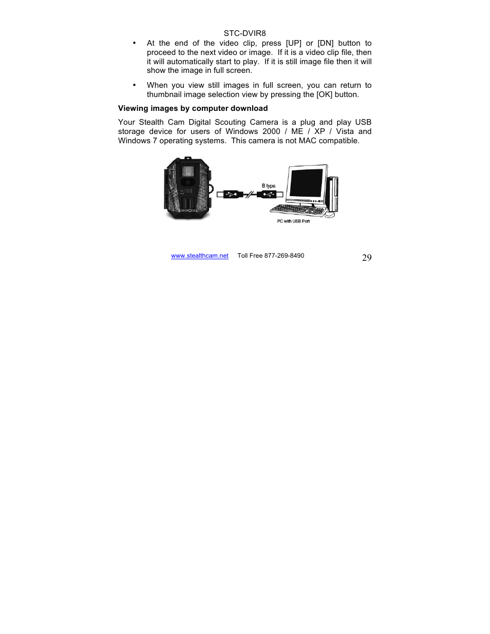 Stealth Cam STC-DVIR8 Sniper-IR User Manual | Page 29 / 43
