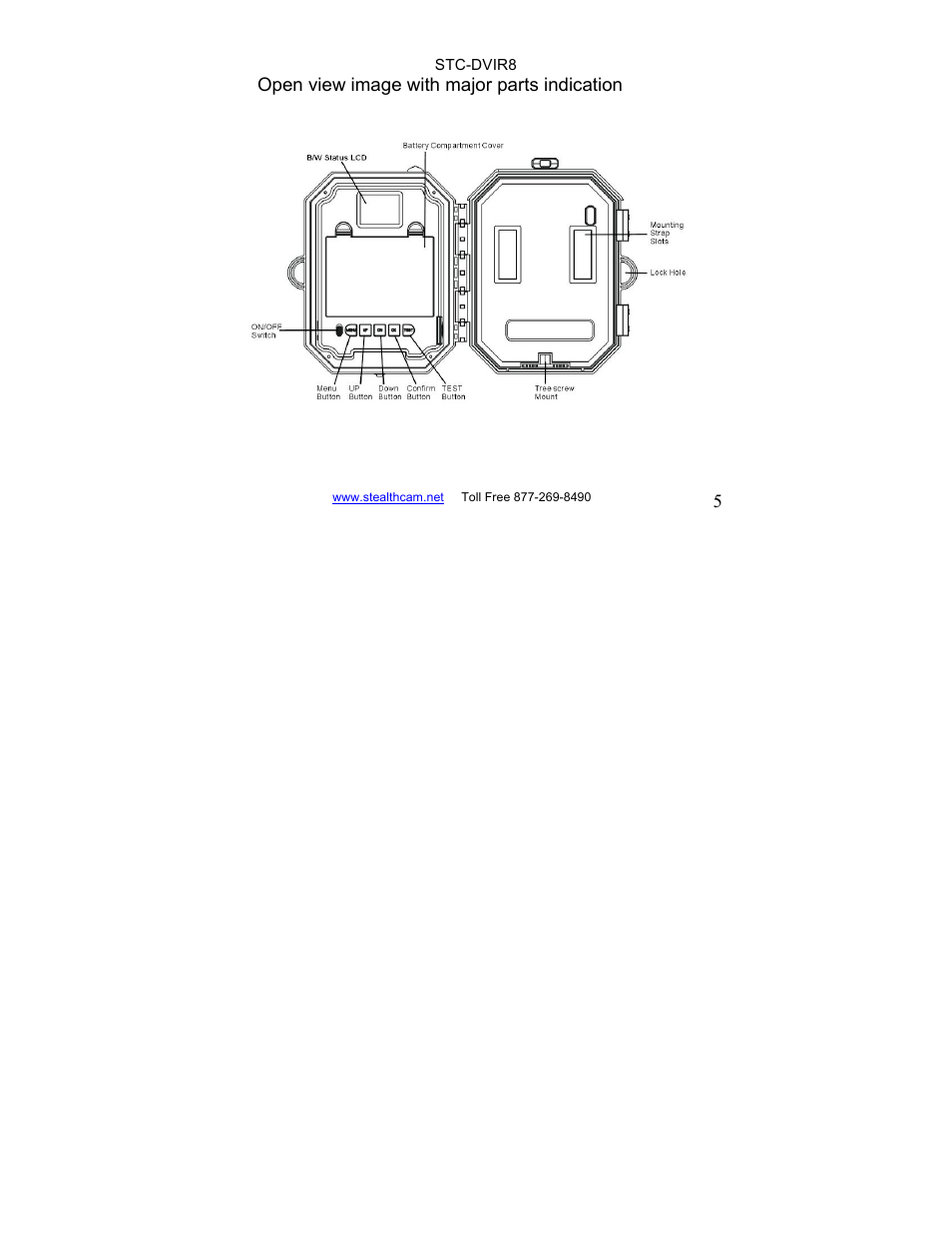 Stealth Cam STC-DVIR8 Sniper-IR User Manual | Page 5 / 43