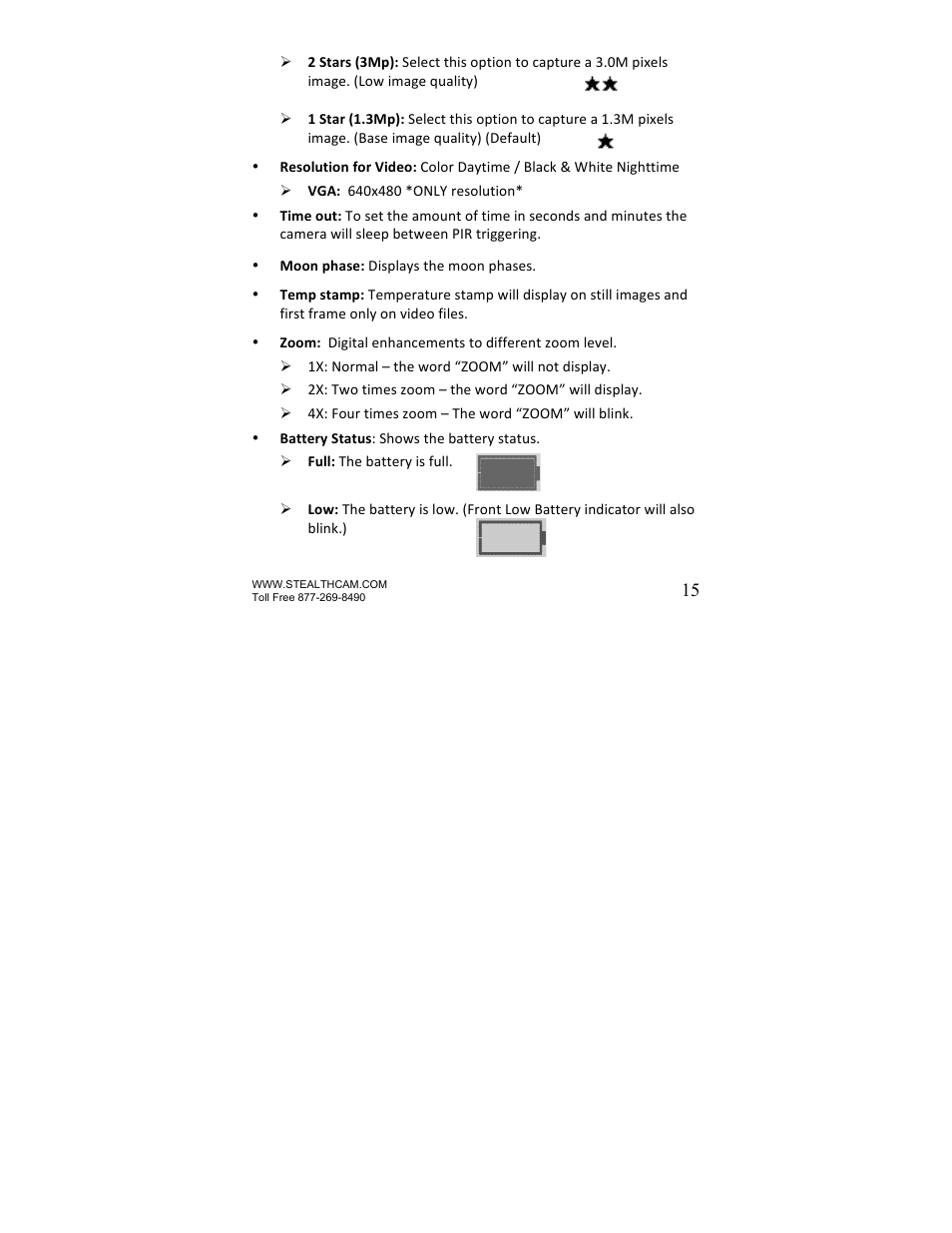 Stealth Cam STC-SNX1 Sniper-Shadow User Manual | Page 15 / 45