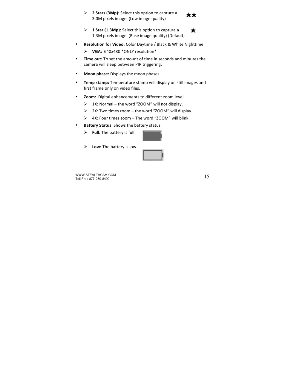 Stealth Cam STC-U840IRNG UNIT-OPS User Manual | Page 15 / 45
