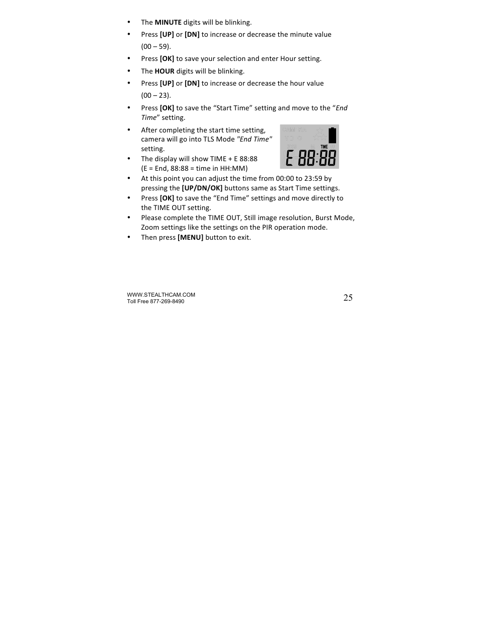 Stealth Cam STC-U840IRNG UNIT-OPS User Manual | Page 25 / 45