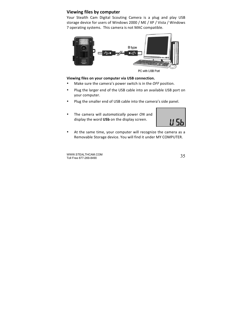 Stealth Cam STC-U840IRNG UNIT-OPS User Manual | Page 35 / 45