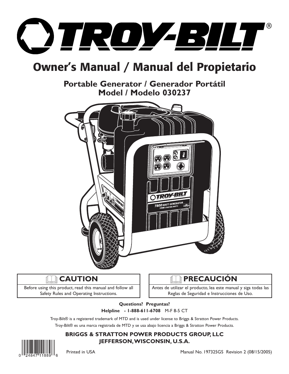 Briggs & Stratton 30237 User Manual | 36 pages
