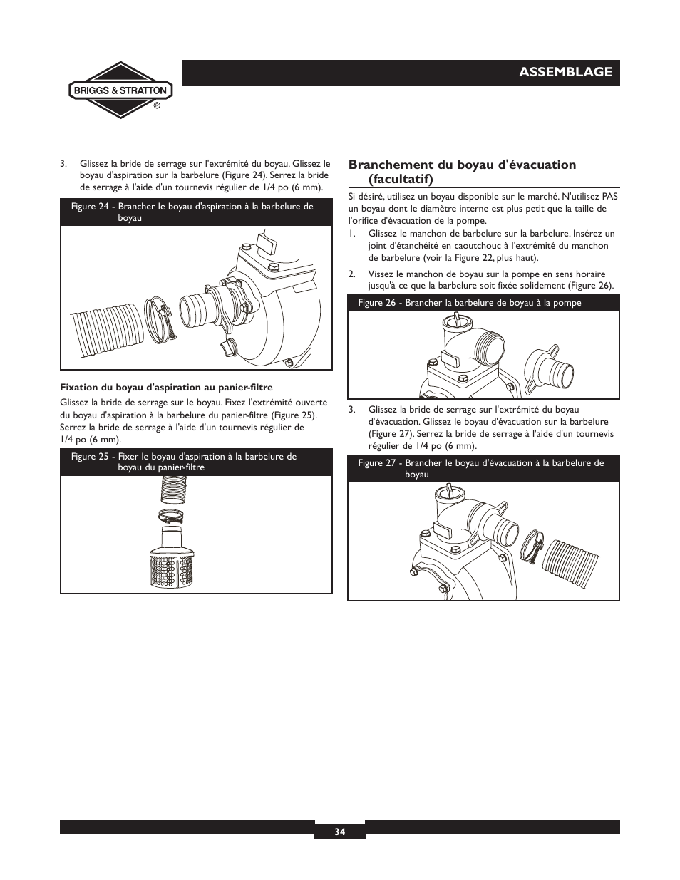 Briggs & Stratton 073002 User Manual | Page 34 / 72