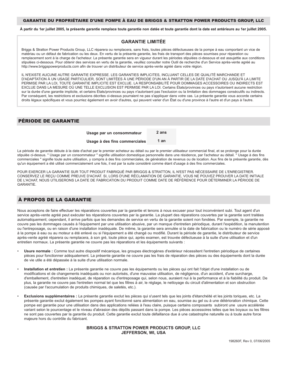 Briggs & Stratton 073002 User Manual | Page 49 / 72