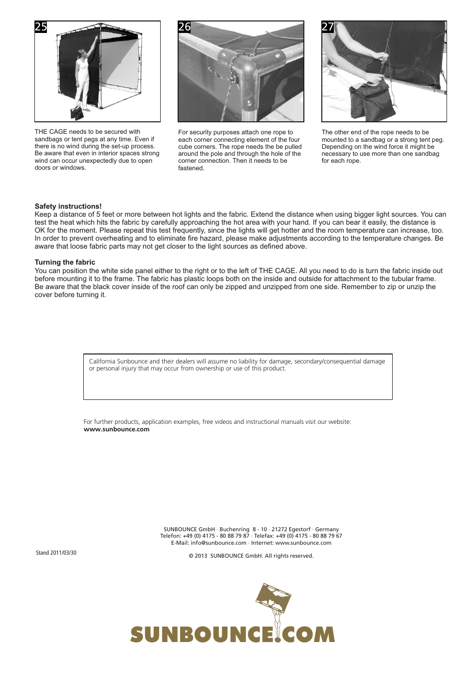 Seite 4 | SUNBOUNCE THE-CAGE User Manual | Page 4 / 4