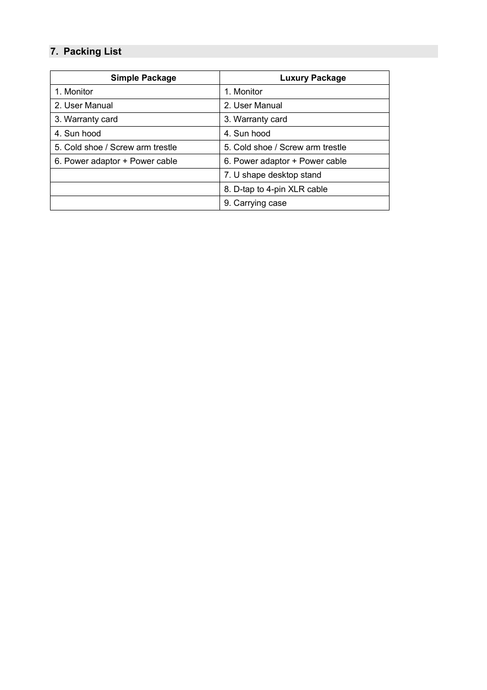 SWIT Electronics S-1092H User Manual | Page 14 / 16