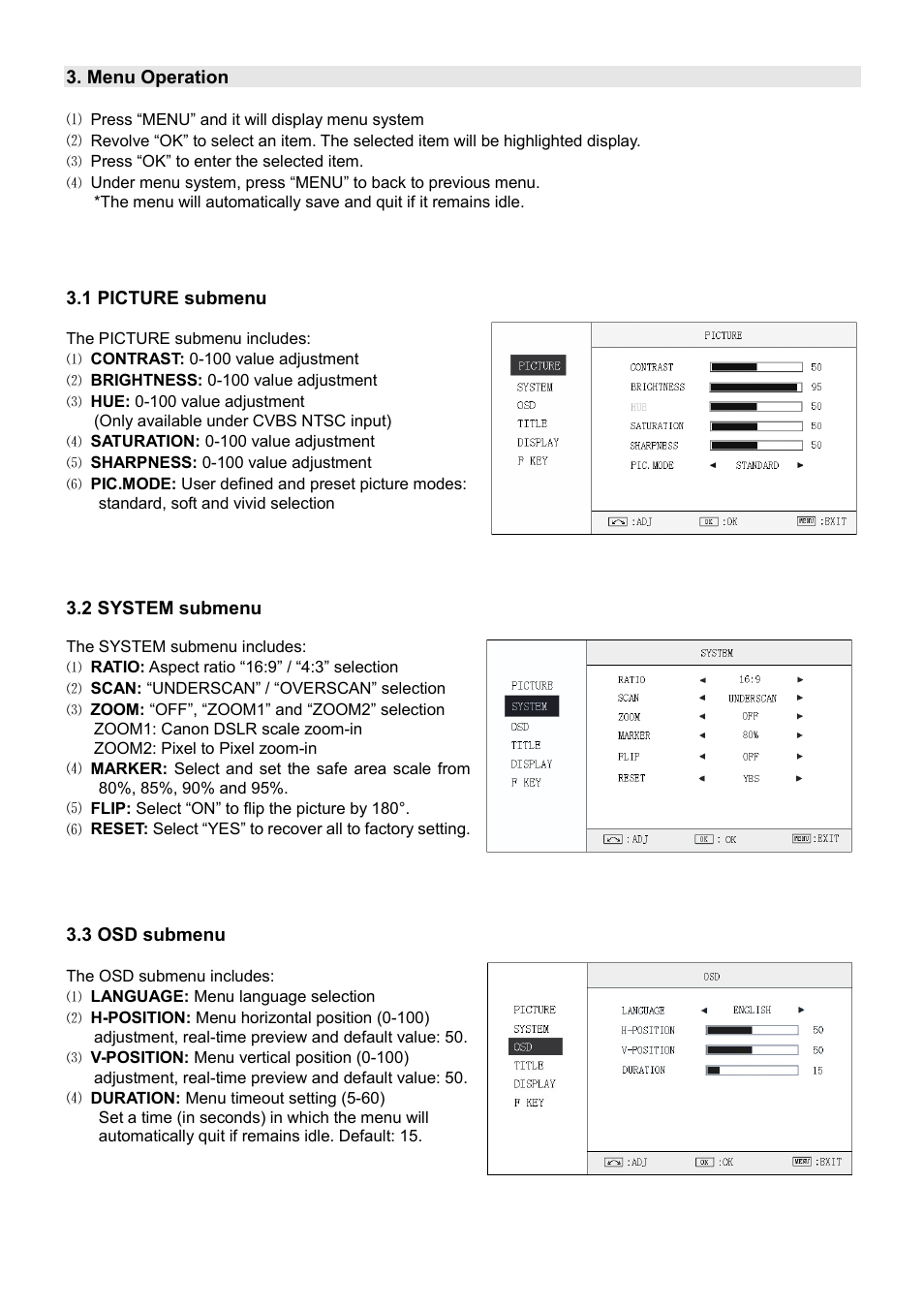 SWIT Electronics S-1071H User Manual | Page 7 / 12