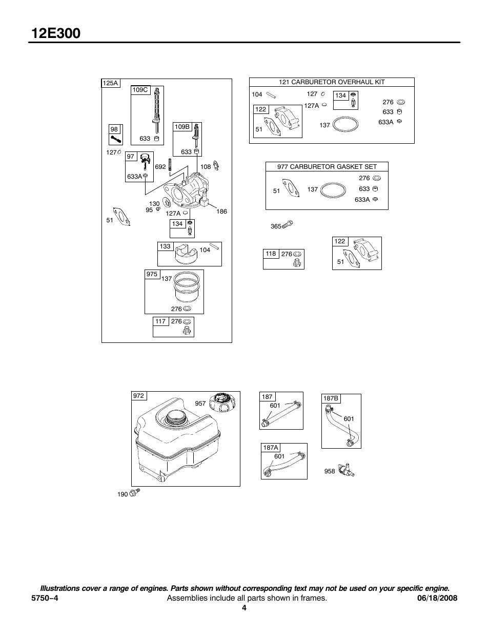 Briggs & Stratton 12E300 User Manual | Page 4 / 9