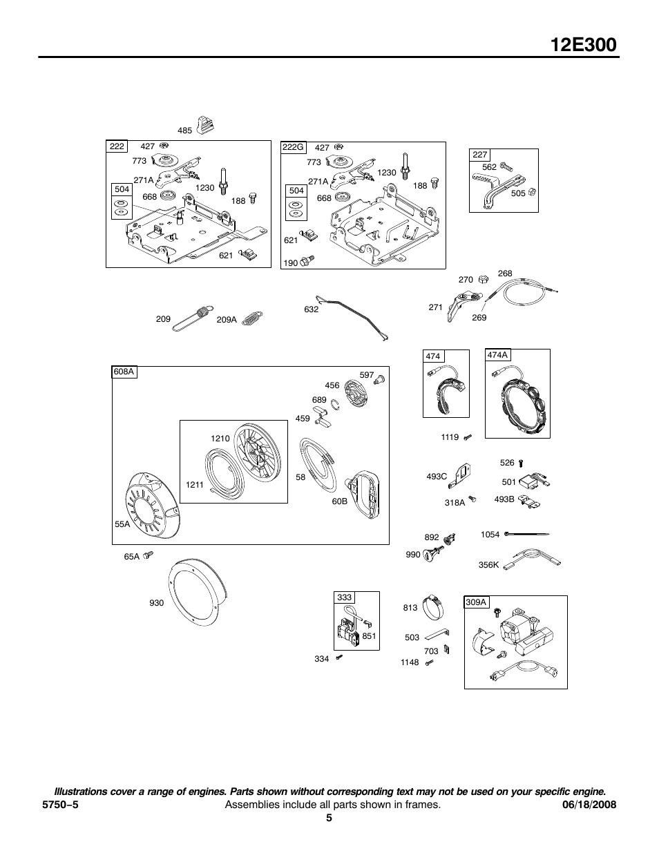 Briggs & Stratton 12E300 User Manual | Page 5 / 9