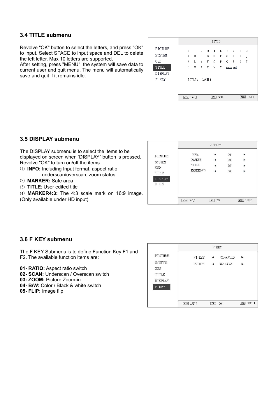 SWIT Electronics S-1071C User Manual | Page 8 / 12