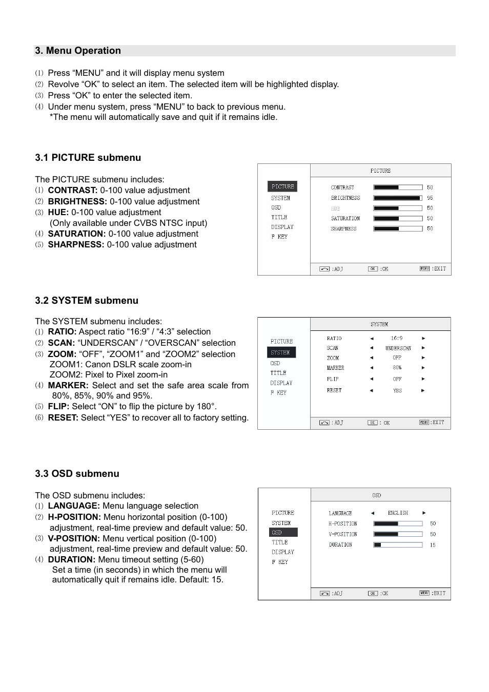 SWIT Electronics S-1071C Plus User Manual | Page 7 / 12