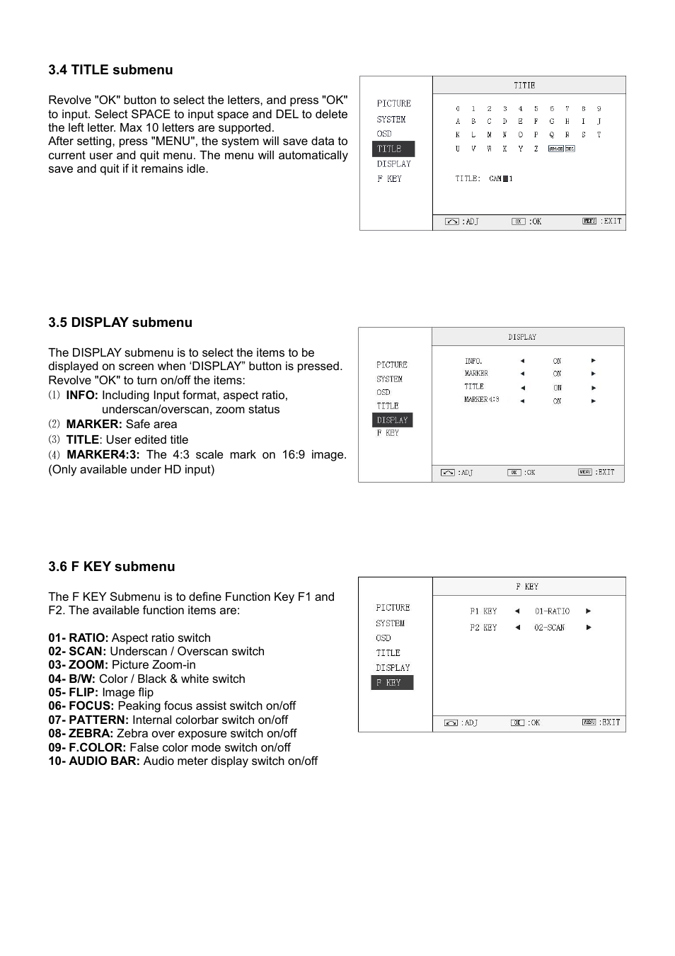 SWIT Electronics S-1071C Plus User Manual | Page 8 / 12