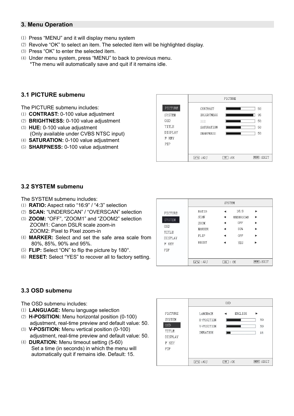 SWIT Electronics S-1071F(EFP) User Manual | Page 7 / 12