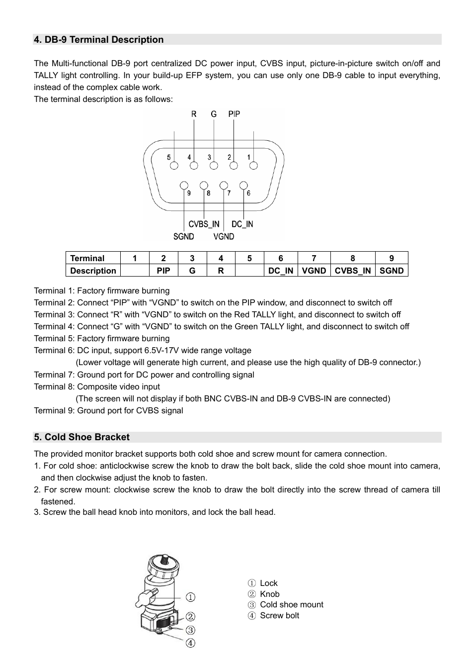 SWIT Electronics S-1071F(EFP) User Manual | Page 9 / 12