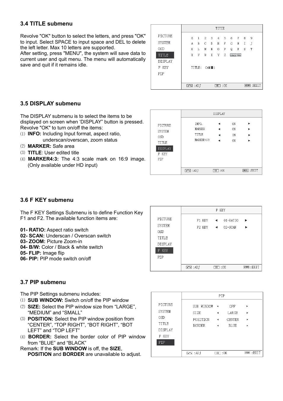 SWIT Electronics S-1071H(EFP) User Manual | Page 8 / 12