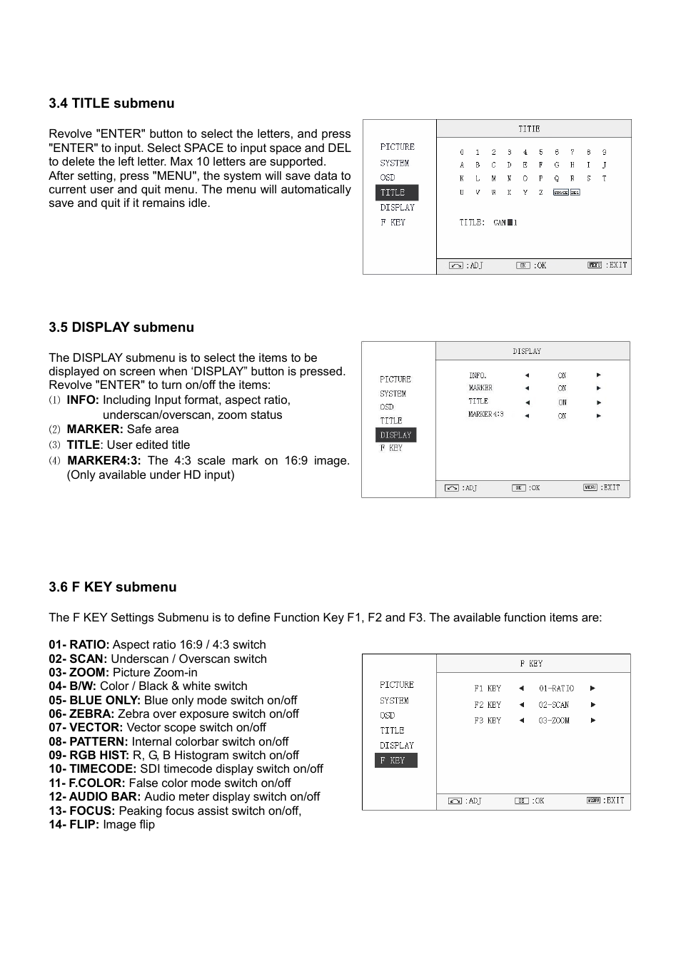 SWIT Electronics S-1090F User Manual | Page 8 / 12