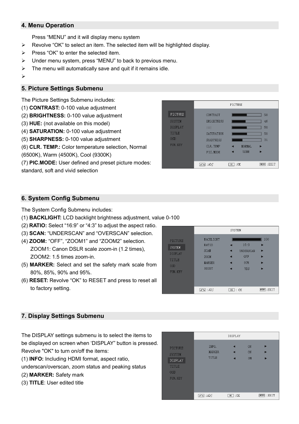 SWIT Electronics S-1051C User Manual | Page 7 / 12