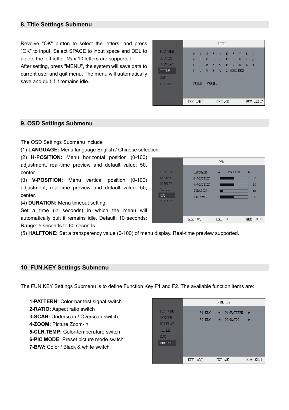 SWIT Electronics S-1051C User Manual | Page 8 / 12