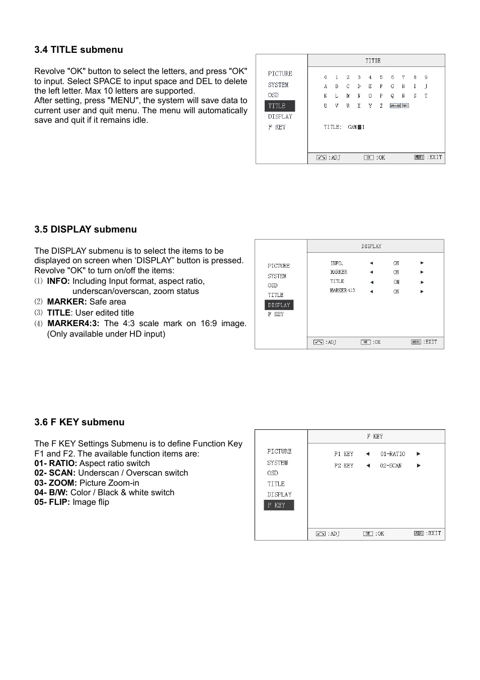 SWIT Electronics M-1071H User Manual | Page 8 / 12