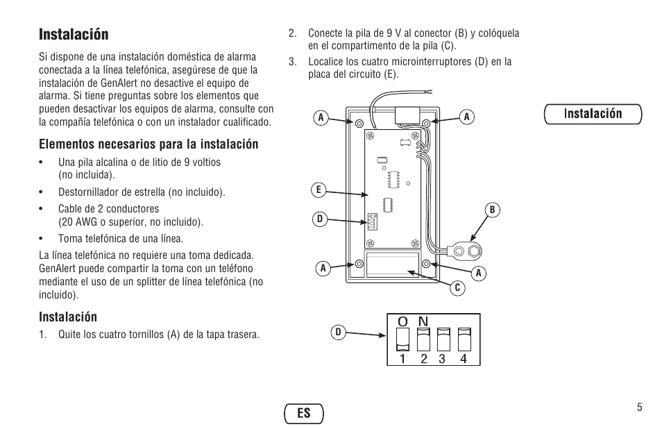 Instalación | Briggs & Stratton Model 040205-0 User Manual | Page 27 / 64