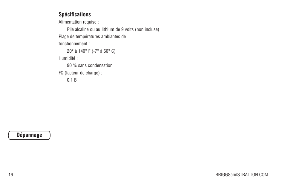 Briggs & Stratton Model 040205-0 User Manual | Page 60 / 64