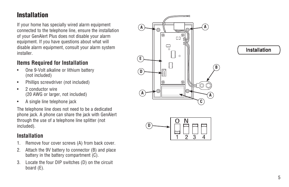 Installation | Briggs & Stratton Model 040205-0 User Manual | Page 7 / 64