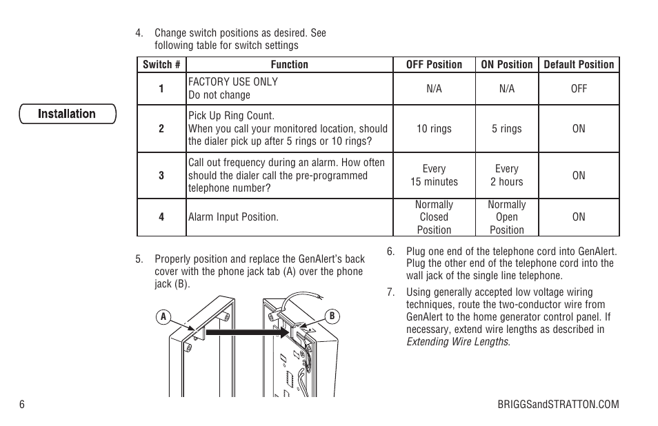 Briggs & Stratton Model 040205-0 User Manual | Page 8 / 64