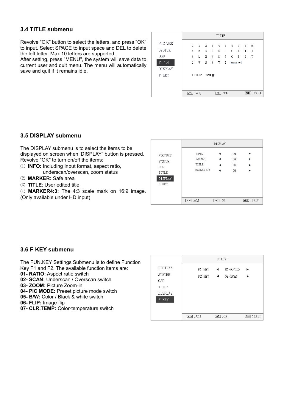 SWIT Electronics M-1051H User Manual | Page 8 / 12