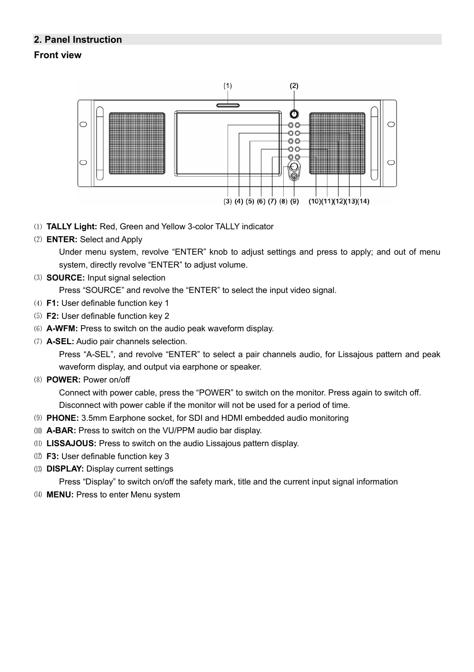SWIT Electronics M-1071A User Manual | Page 5 / 12