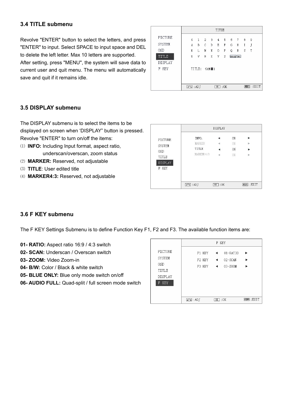 SWIT Electronics M-1071A User Manual | Page 8 / 12